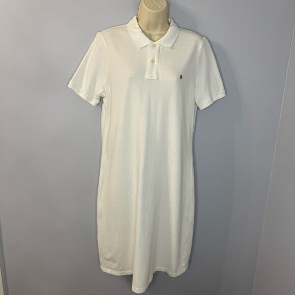 Lauren by Ralph Lauren Dresses & Skirts - Lauren Ralph Lauren Women's L Polo Shirt Dress White Cotton Preppy Casual